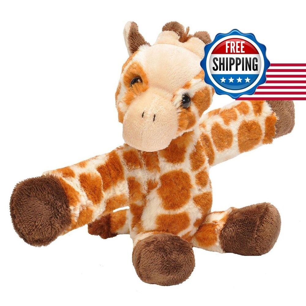 Wild Republic Huggers Giraffe Plush Slap Bracelet 8 inches